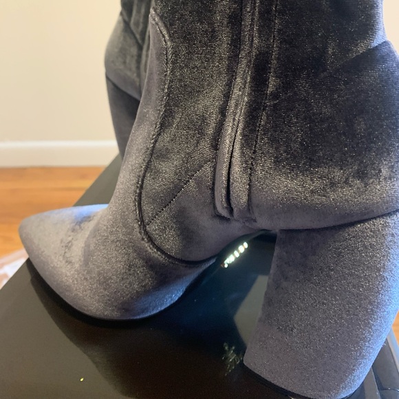 Prada Calzature Donna Velvet Velluto Stretch Bootie - Picture 3 of 11